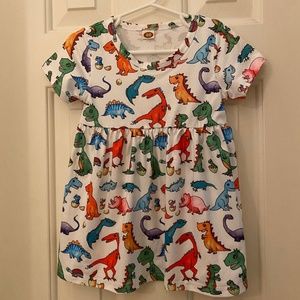 Baby girl dinosaur dress